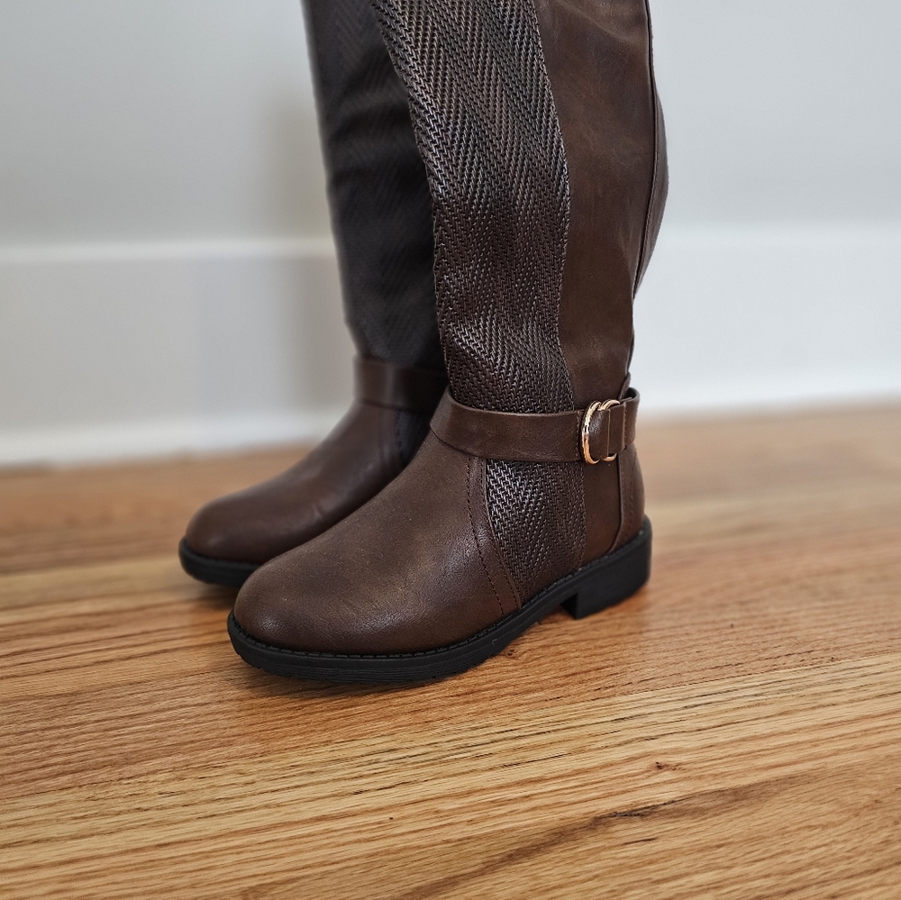 Girls brown riding boots size 13